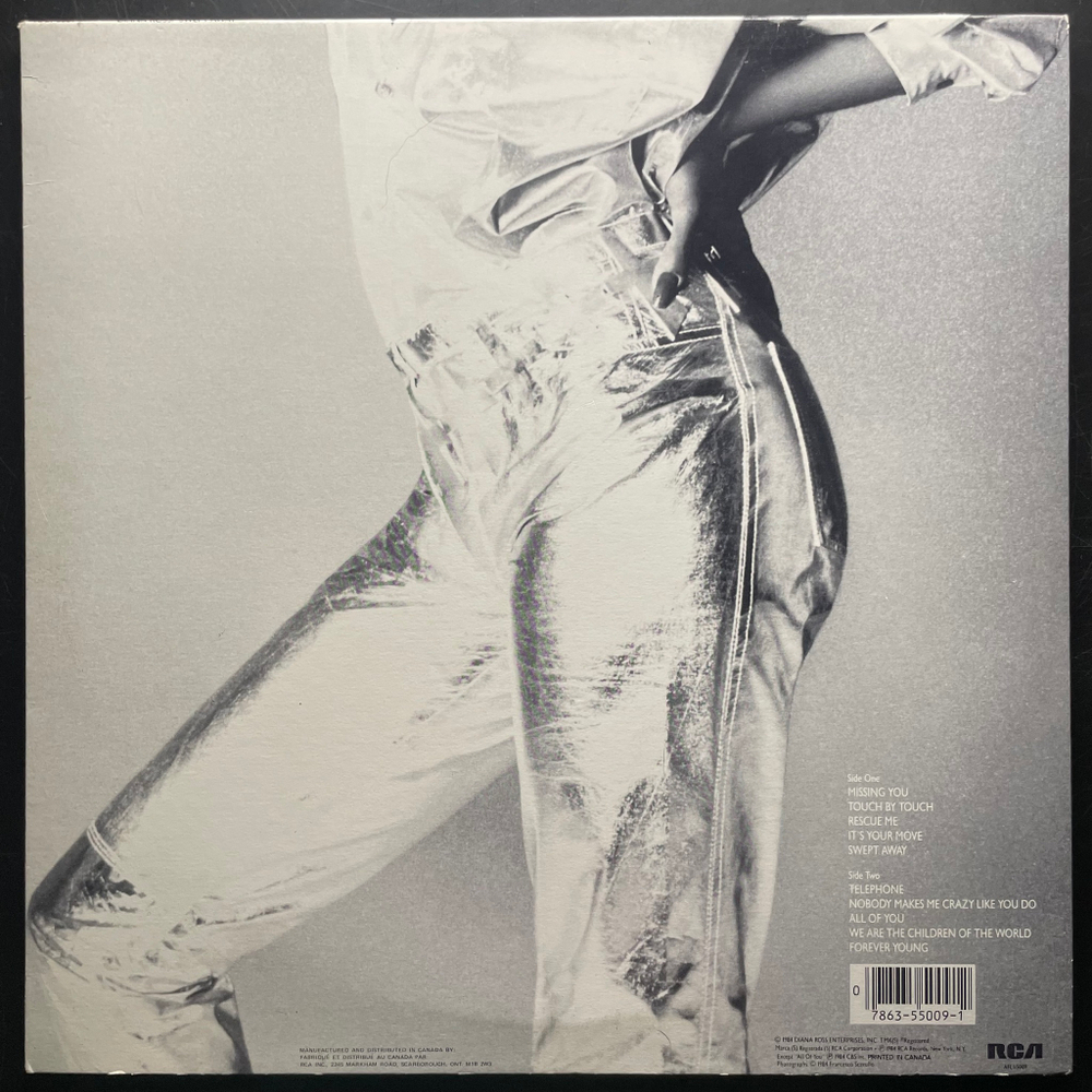 Diana Ross ‎– Swept Away (Канада 1984г.)