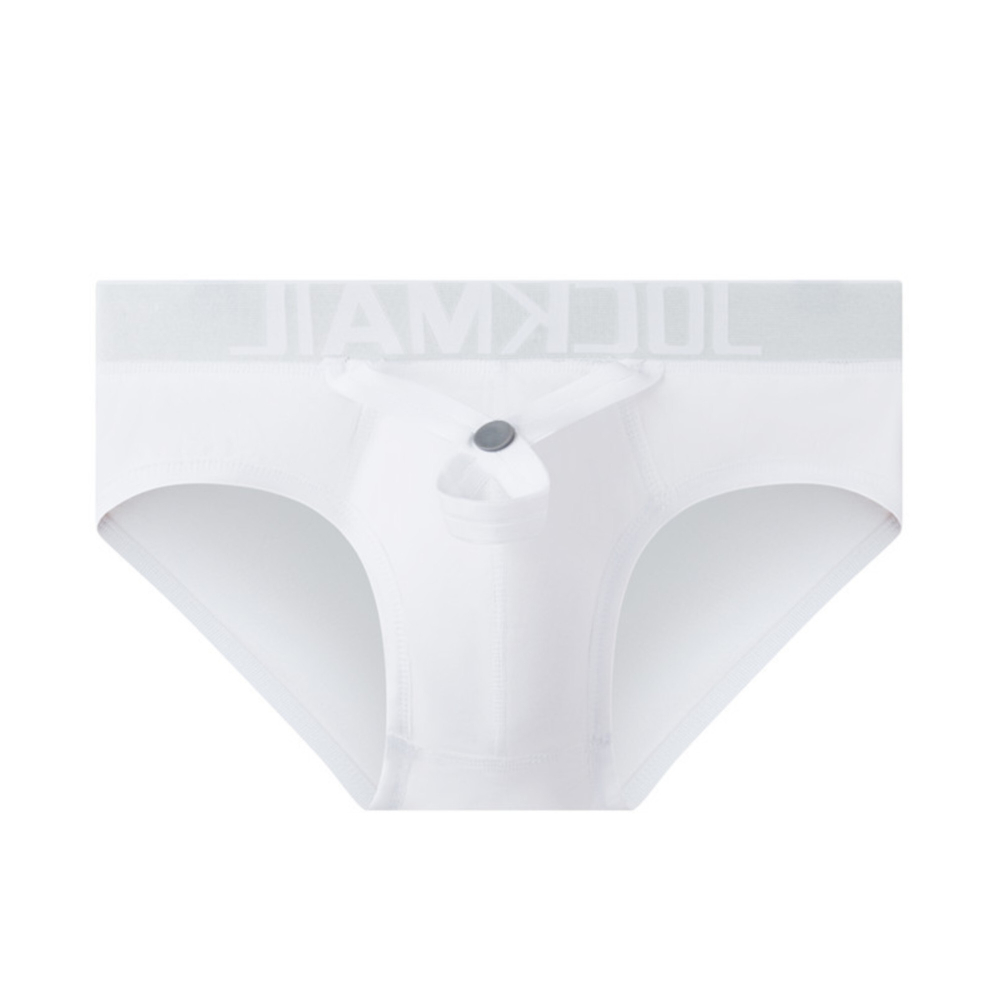 Мужские трусы брифы белые JOCKMAIL JM2031-1