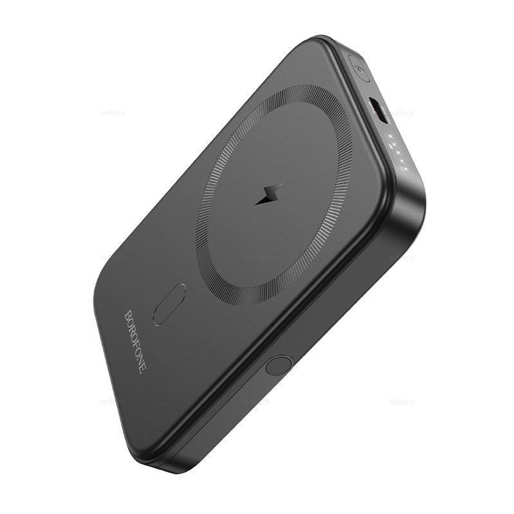 Портативный аккумулятор BOROFONE BJ51 PD 20W MagSafe 5000 mAh (черный)