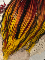 Косы из войлока с кончиками из козы