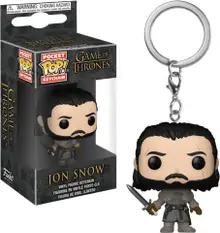 Брелок Funko Pocket POP! Keychain: Game of Thrones S8: Jon Snow (Beyond the Wall)