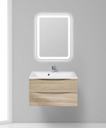 Тумба под раковину BelBagno Marino 80 MARINO-800-2C-SO-WO-P подвесная Rovere Bianco