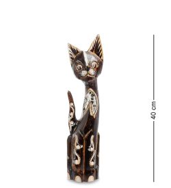 Decor and Gift 99-176 Статуэтка «Кошка» 40 см (албезия, о.Бали)