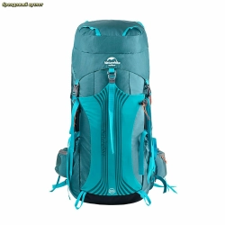 Рюкзак туристический Naturehike, 55л, голубой (NH16Y020-Q)