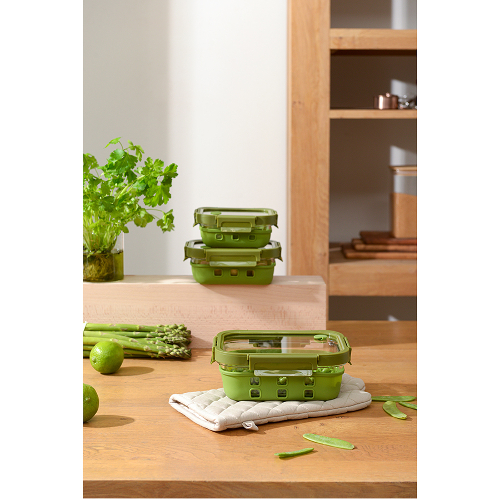 Контейнер Smart Solutions 640мл зеленый в чехле