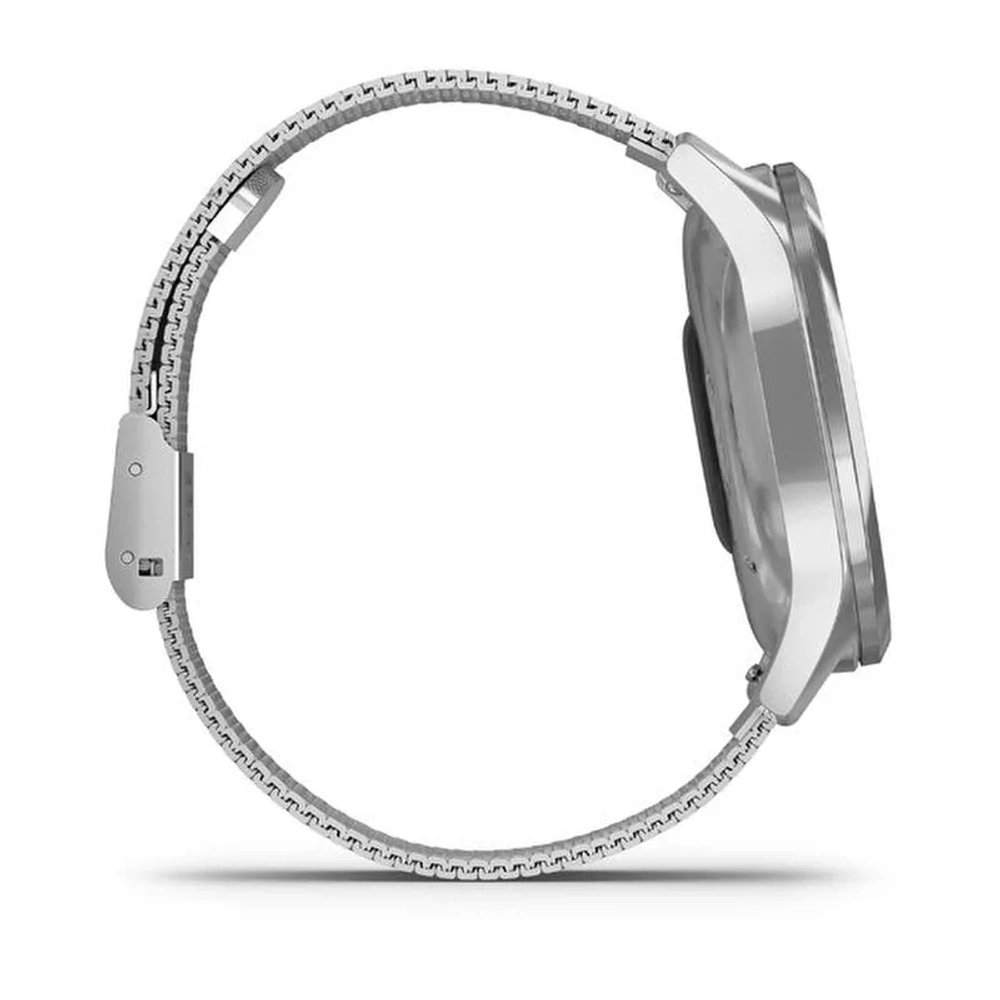 Часы для фитнеса Garmin vivomove Luxe, серебристый, 010-02241-23