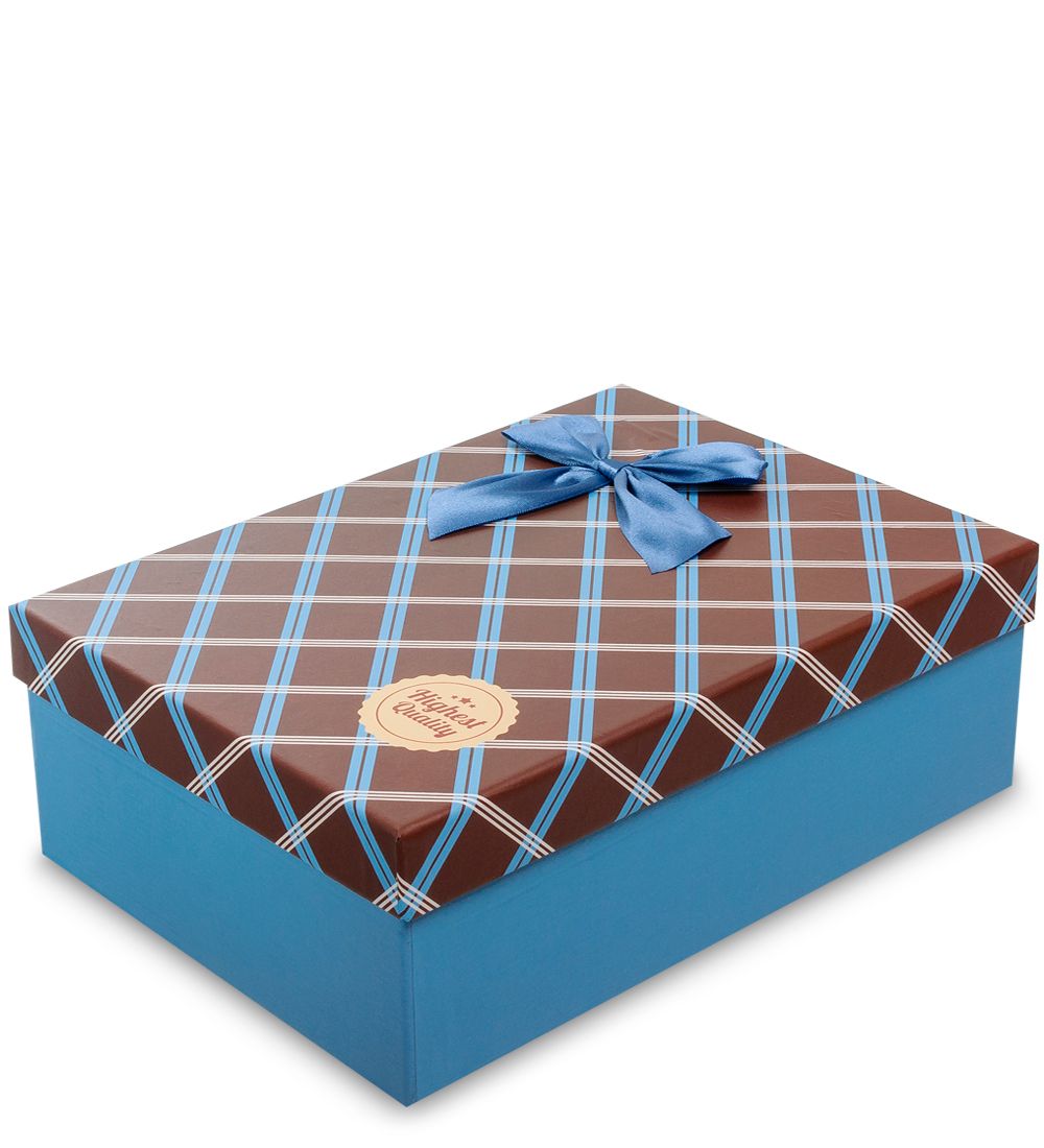 WF-71/3-A Коробка «Прямоугольник» цв.голубой