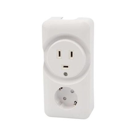 Розетка двойная (для плит 32А + розетка с/з 16А) "UNIVersal" белый