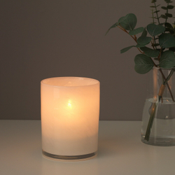 IKEA VINDSTILLA  (ИКЕА ВИНДСТИЛЛА)  -  Подсвечник, белый, 15 см