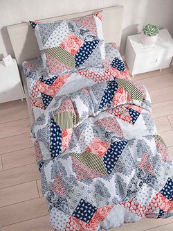 Простынь на резинке Сказка "Пэчворк" 90х200 см, перкаль