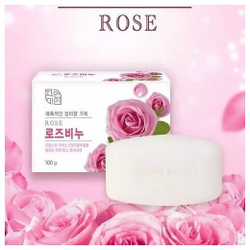 Мыло туалетное Mukunghwa Rose Beauty, с экстрактом розы, 100г
