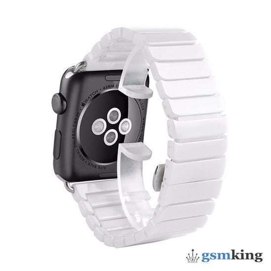 Ceramic Link Bracelet White (Белый) for Apple Watch