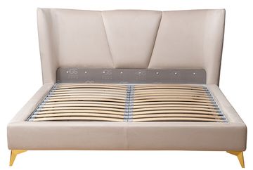 Кровать Siena без мех.велюр бежевый Colt002 199*222*116см