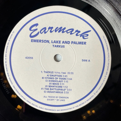 Винтажная виниловая пластинка LP Emerson, Lake and Palmer Tarkus (Italy 2005)
