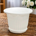 Горшок цветочный Лозанна 25л с подонном, белый