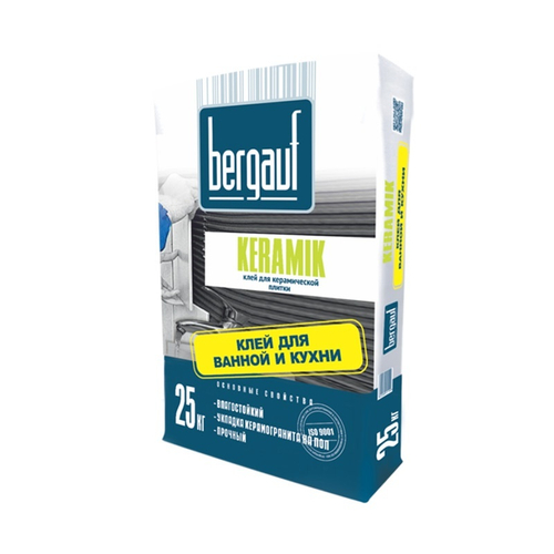 Клей для плитки Bergauf Keramik, 25 кг