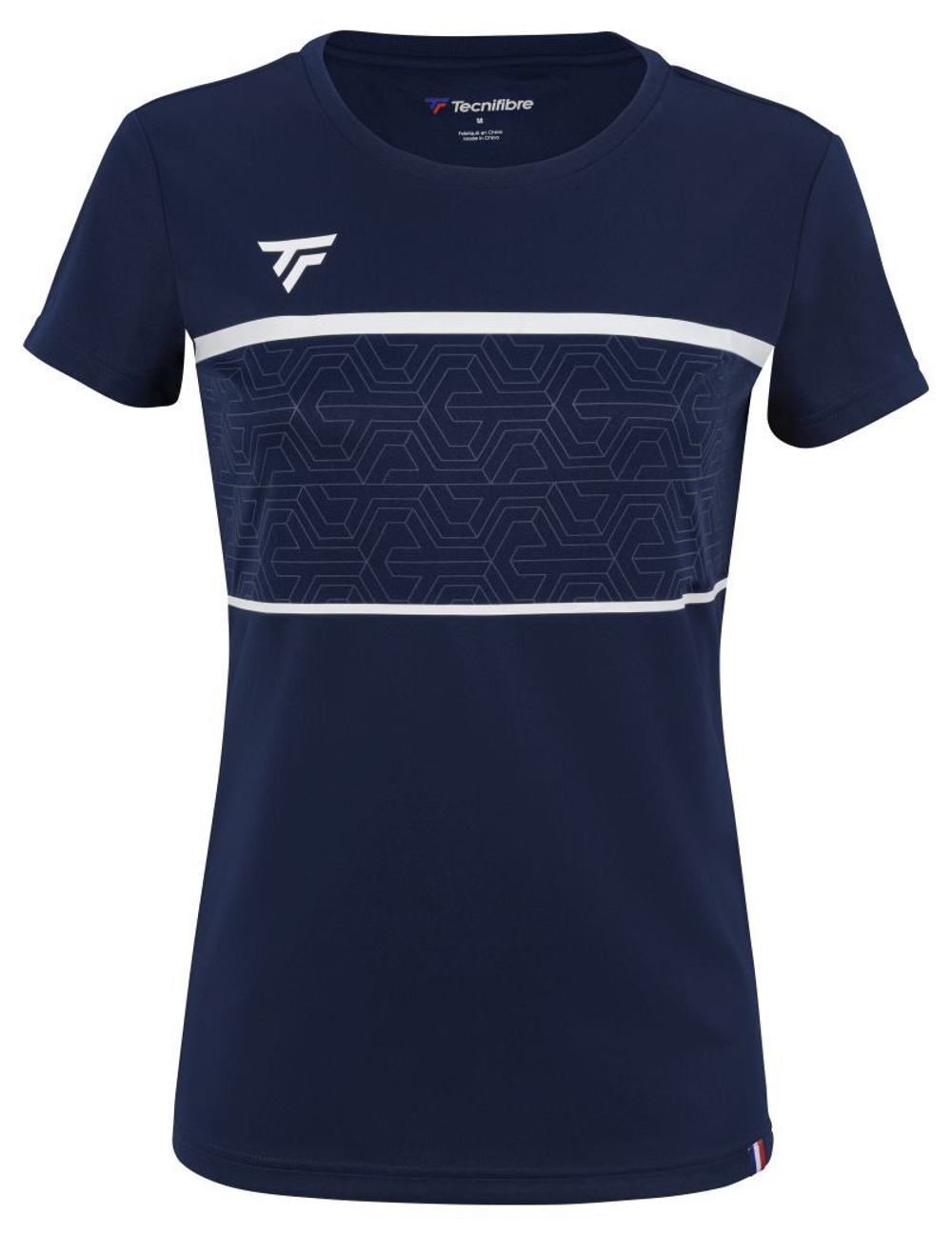 Женская теннисная футболка Tecnifibre Team Tech Tee - небесный