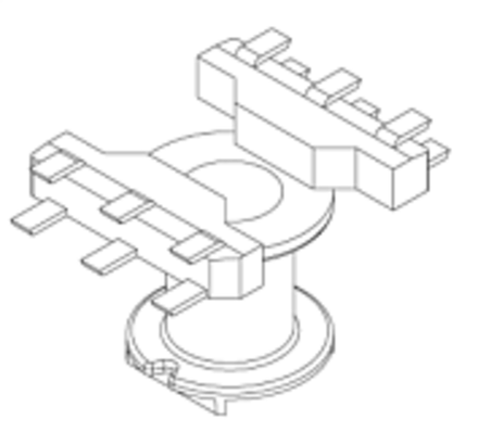 RM4 Каркас 1 сек. 6 выв. SMD RM4-6P-J-3,75-B-1