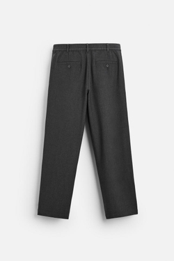 ZARA БРЮКИ RELAXED-FIT, АНТРАЦИТОВО-СЕРЫЙ
