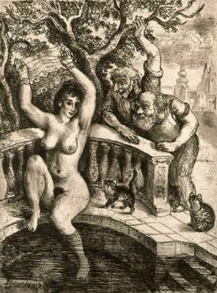 Vladimir Szabo (1905-1991) - эротическое искусство венгерского художника Владимира Сабы