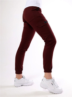 Брюки карго женские бордовые Город Горький