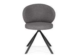 Стул на металлокаркасе Solomon крутящийся gray / black