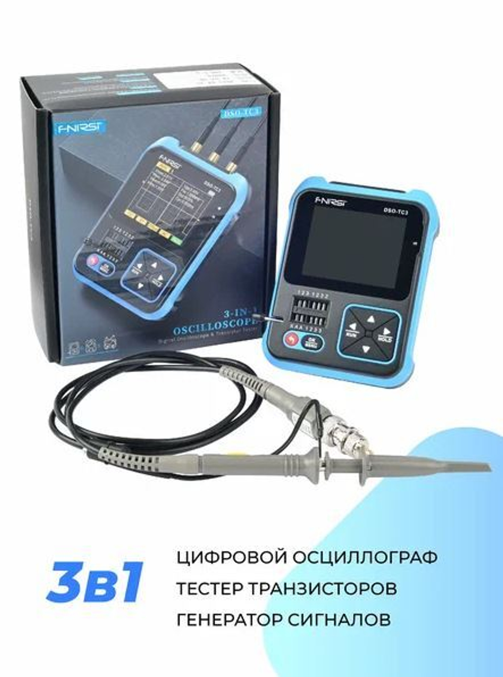 Тестер компонентов FNIRSI DSO-TC3