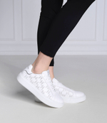 Кожаные кроссовки maxi kup Karl Lagerfeld - белый(KL62224)