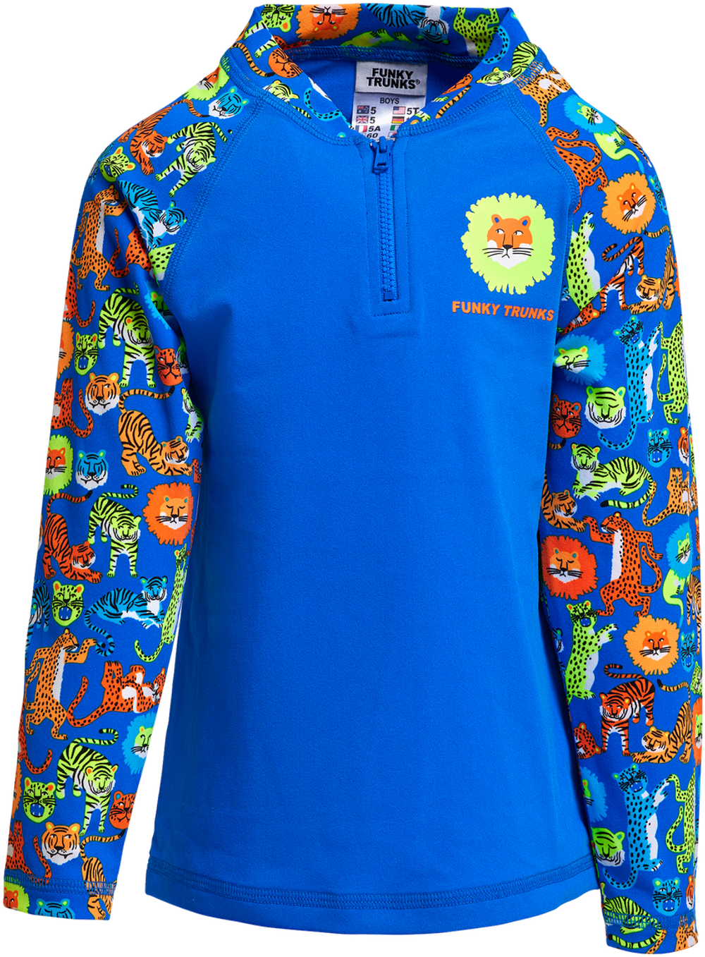Лонгслив FUNKY TRUNKS Toddler Boys Big Cat Bash
