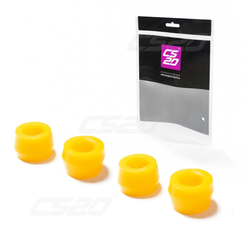 Втулка амортизатора ВАЗ 2101 заднего полиуретан желтый Comfort 4 шт. CS20