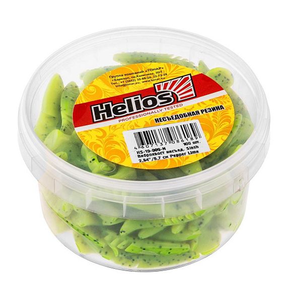 Виброхвост несъедоб. Slash 2,64&#39;/6,7 см Pepper Lime 100шт. (HS-19-009-N) Helios