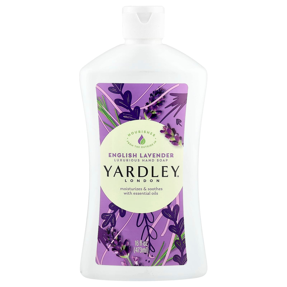 Yardley London, Роскошное мыло для рук, английская лаванда, 473 мл (16 жидк. унц.)