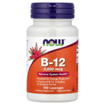 NOW Foods, B-12, 2000 мкг, 100 леденцов