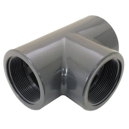 Тройник ПНД. "Poelsan" вн-вн-вн резьба, Ø 100