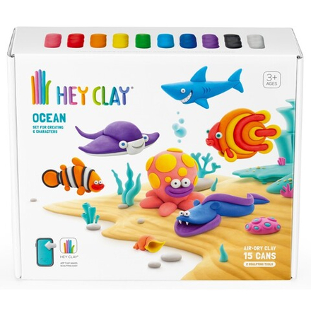 Hey Clay - Пластилиновая масса Океанские животные + аксессуары HCL15014 / артикул   HCL15014  / GTIN 5904754607827