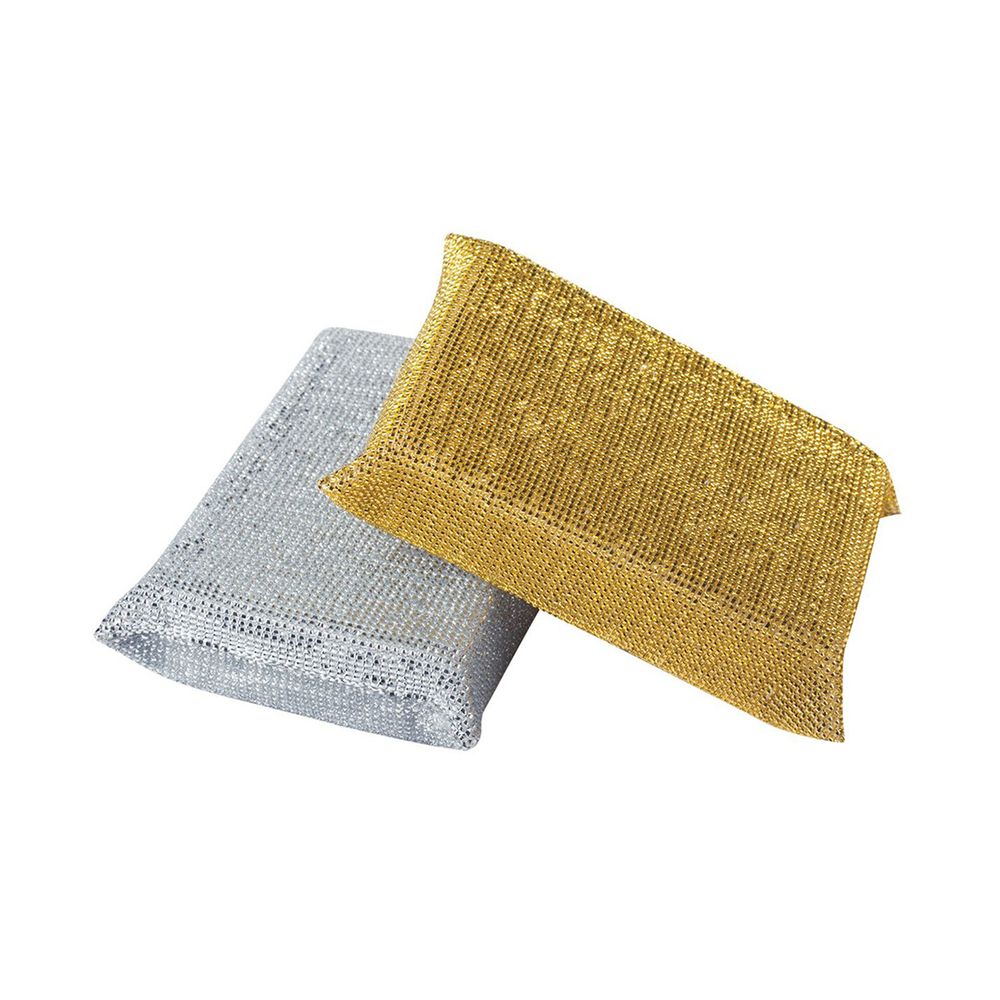 ГУБКИ ДЛЯ ПОСУДЫ (ДЛЯ ЭМАЛИ И ТЕФЛОНА) УПАК. 2 ШТ. (1/40) "MASTER FRESH" 218355