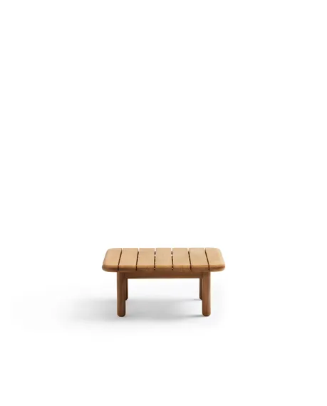 Журнальный столик Turqueta из массива тика, 70x70 см