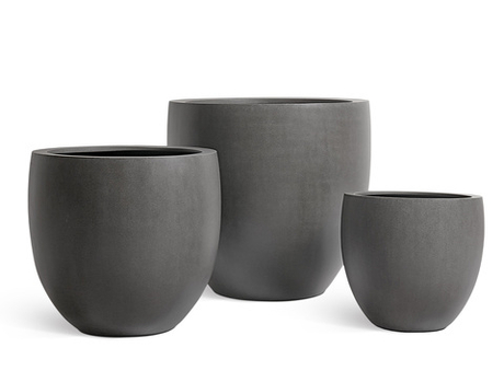 Кашпо TREEZ Effectory - Beton - Большой округлый конус