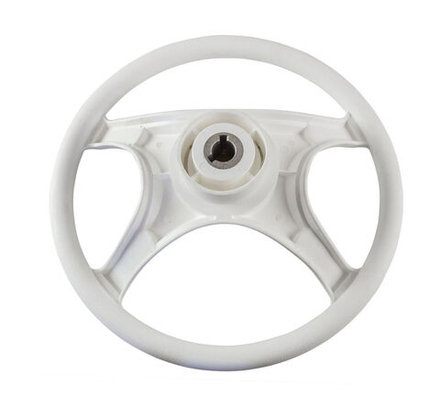 Рулевое колесо VN8004-08 LAGUNA белый сереб.спицы диам.335 мм