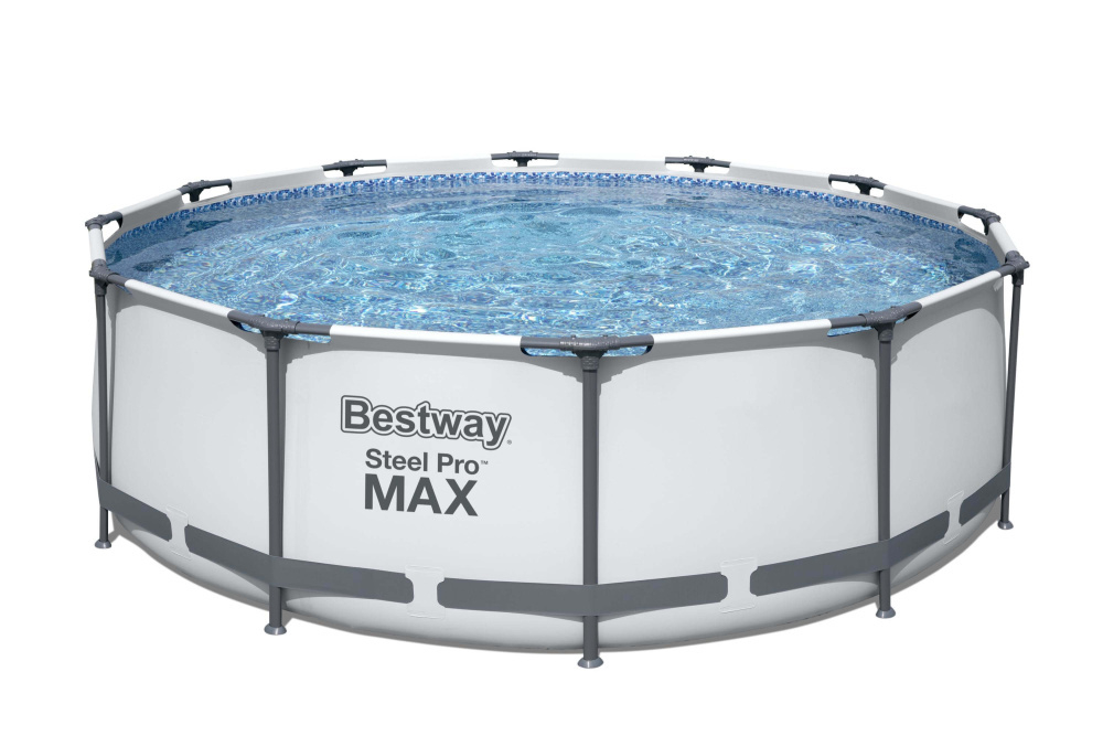 Каркасный бассейн Bestway 366х122 см + фильтр-насос 2006 л/ч, тент, лестница (56420 BW)