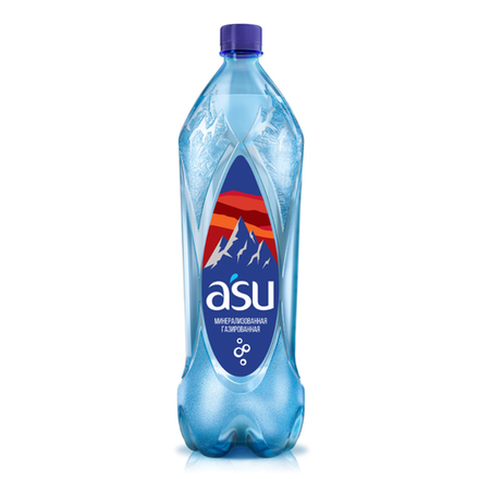 Минеральная вода Asu газированная 1.5 л