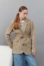 ТОНКИЙ РЕМЕНЬ С ЗАМОЧКОМ BEIGE|NUDE