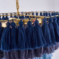 Подвесная Люстра Tassel Синий By Imperiumloft