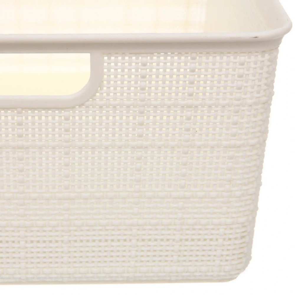 Корзина - органайзер для хранения «СТЭНТ», цвет белый, 35*29.2*13.2см