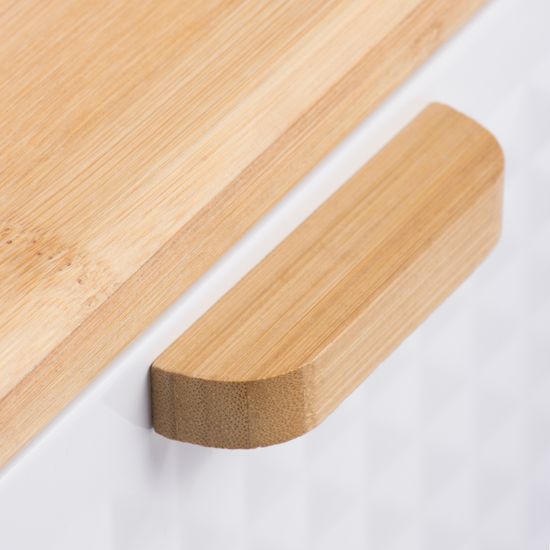 Хлебница Kamille KM 1119 нержавеющая сталь, бамбук