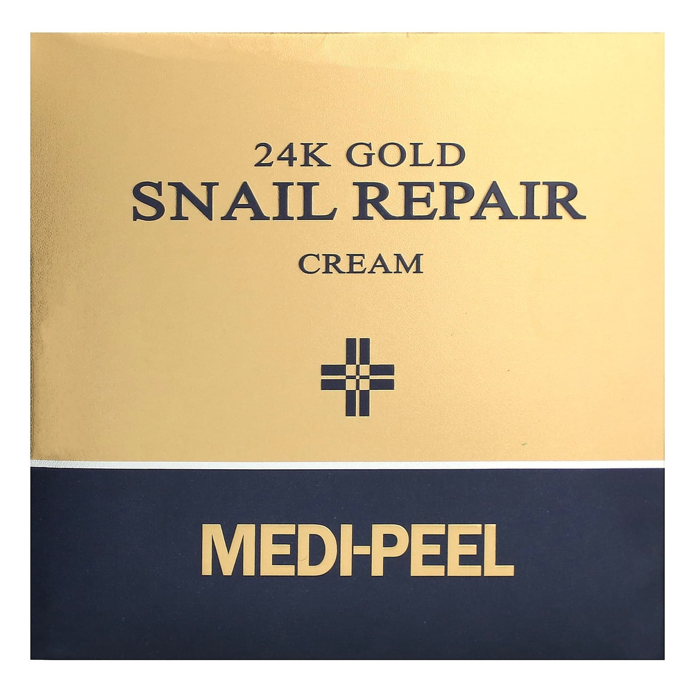 Medi-Peel, 24K Gold Snail Repair Cream, восстанавливающий крем с улиткой, 50 г (1,76 унции)