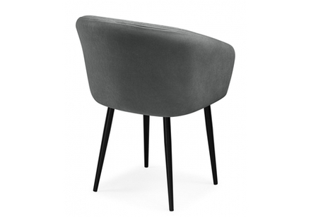 Стул на металлокаркасе Woodville Моншау marseille 11, черный, ножки черные