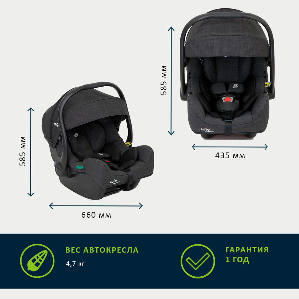 Детское автокресло Joie I-Gemm 3