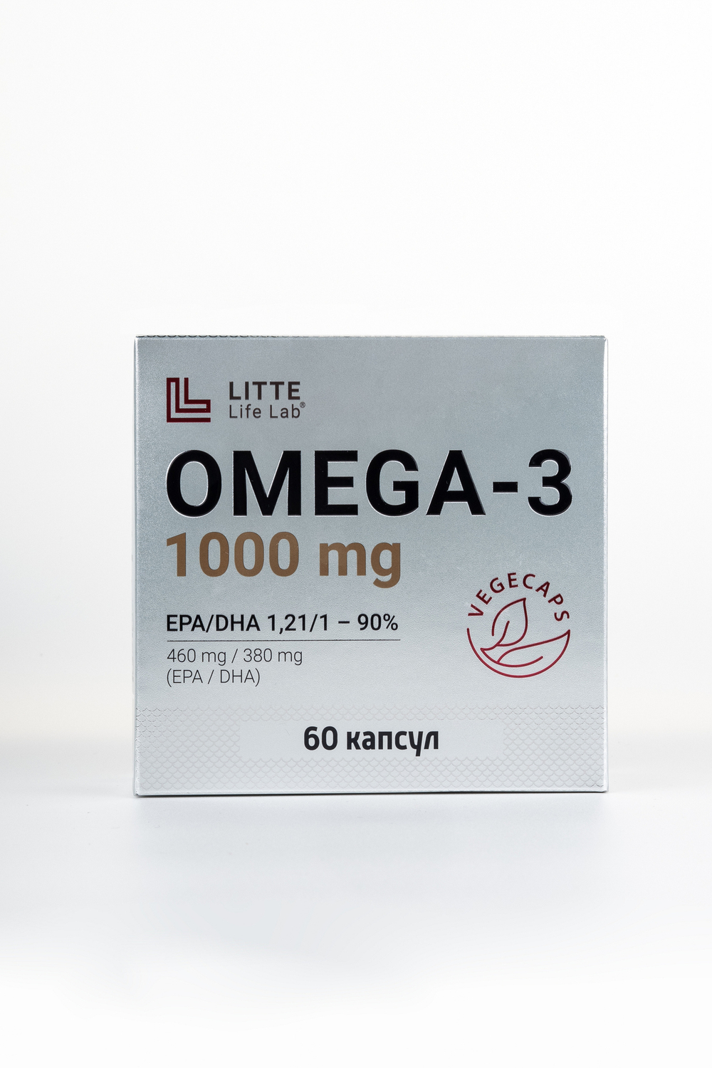 OMEGA-3 Litte Life Lab, 1000 мг, 60 капсул