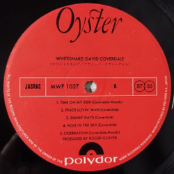 Винтажная виниловая пластинка LP David Coverdale Whitesnake (Japan 1977) (No Obi) Hole In The Sky